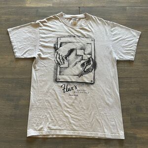 Vintage 1990's MC Escher Hand Drawing Art Rare Graphic T-Shirt Adult Size Medium